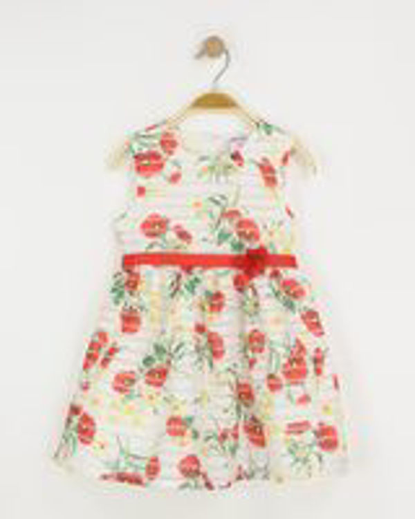 Picture of PT2403 GIRLS SMART FLOWER DRESS (4-16 YEARS)